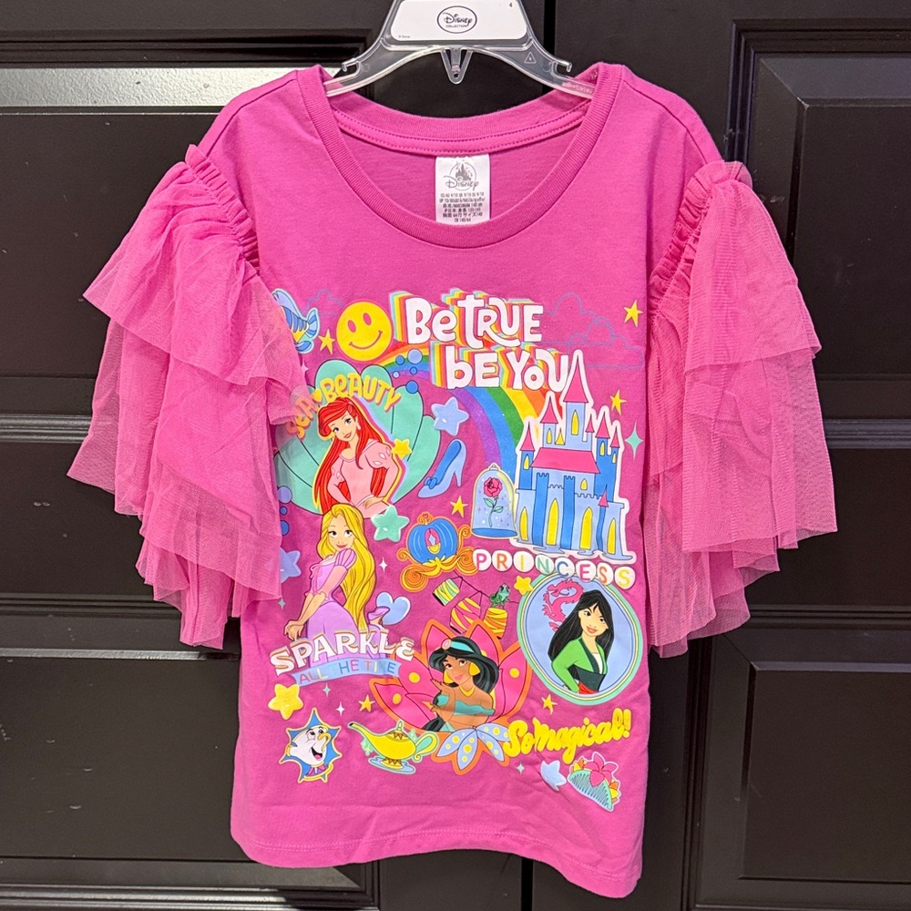 Disney Pink T-Shirt with Colorful Graphics